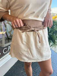 Entro - Ribbed Mini Skirt