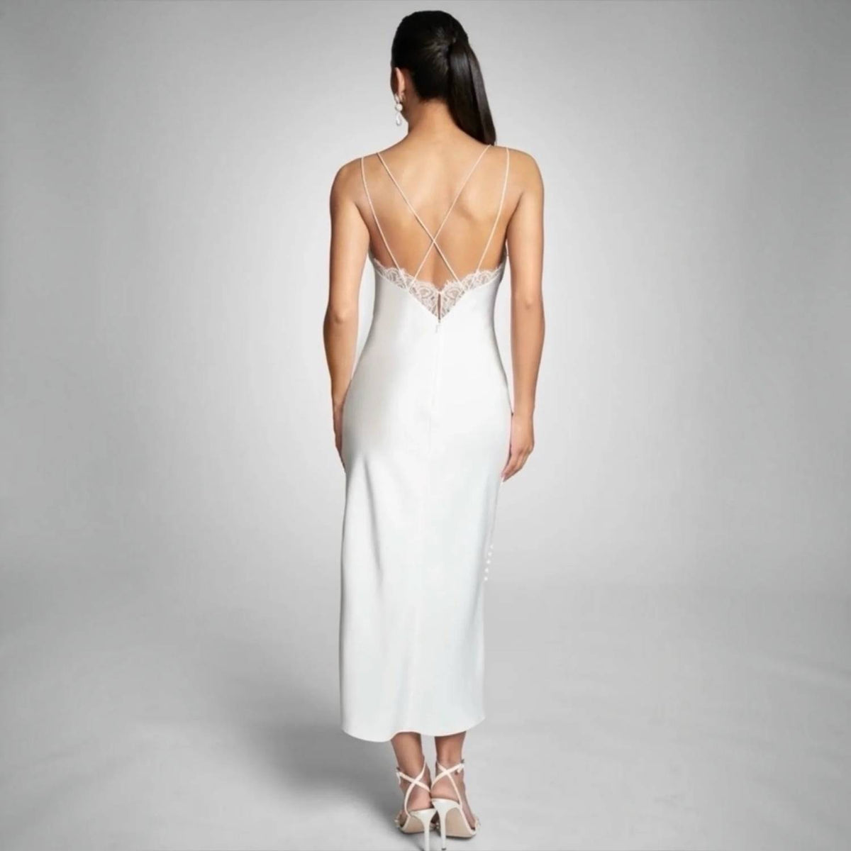 Sachin & Babi - Dylan Satin Crepe Slip Dress