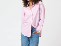 Kerri Rosenthal - Mia Stripe Ruffle Shirt