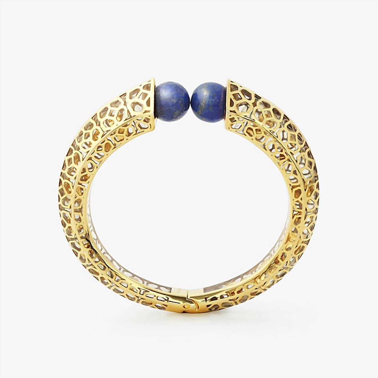 Avenue Chic - Women's Temple Muse Oval Hinge Bangle