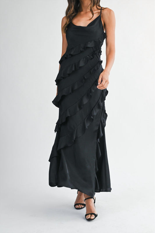 Mable - Lucia Ruffle Tiered Maxi Dress