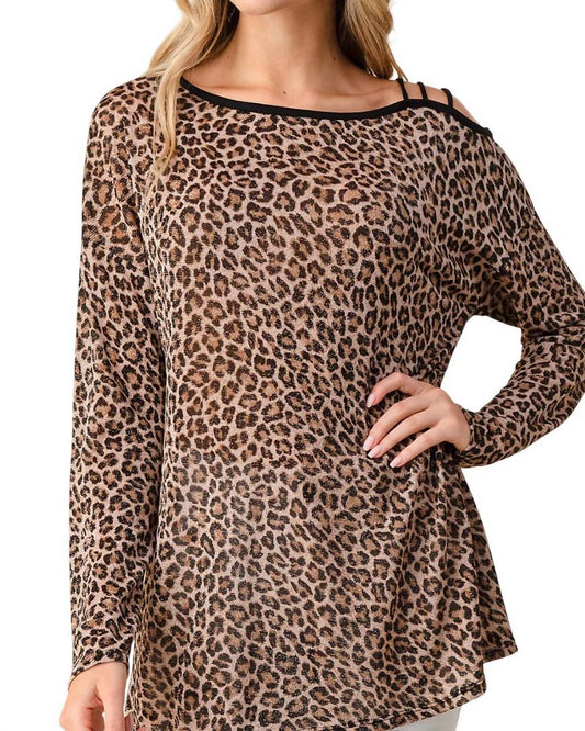 Blumin - Shimmering Leopard Top