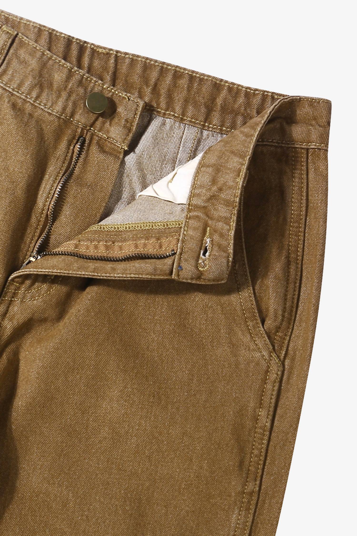 Le Mont Saint Michel Women's Polino Denim Pants in brown - women's pants - view 4