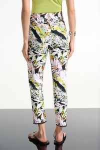 Joseph Ribkoff - Floral High-waisted Trousers