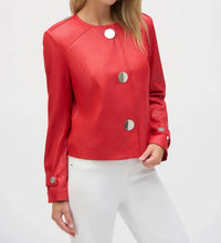 Joseph Ribkoff - Faux Suede Boxy Jacket