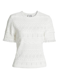Milly - Smocked Pointelle Top