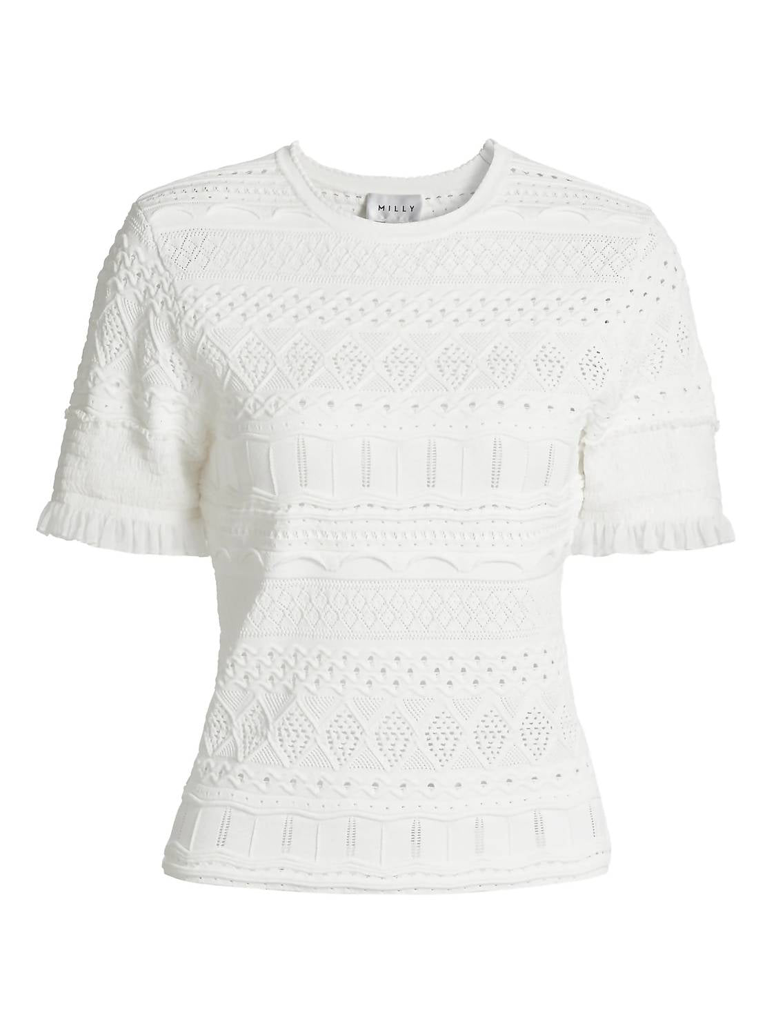 Milly - Smocked Pointelle Top