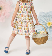 Pink Chicken - Kid's Eloise Easter Eggs Dress