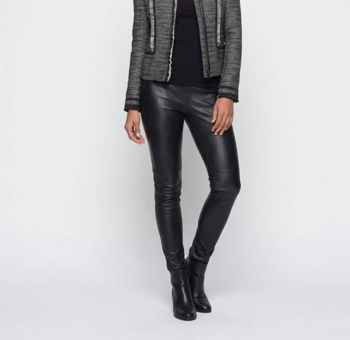Vince - Fringe Trim Boucle Jacket