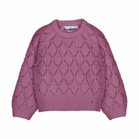 Abel & Lula - Girl's Openwork Glitter Sweater