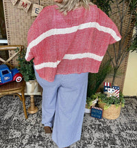 Pol - Stripe Stargazer Top