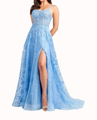 Ellie Wilde - A-line Scoop Neck Dress