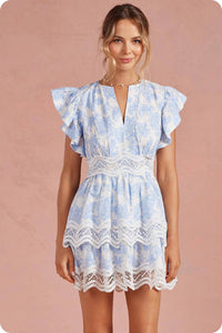 Strut & Bolt - Botanical Garden Crochet Lace Dress