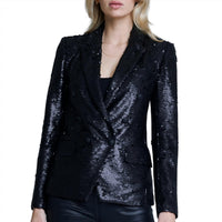 L'Agence - Women's Kenzie Sequin Blazer