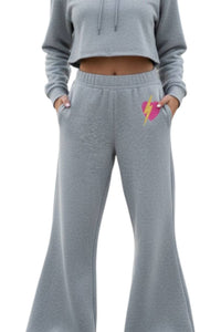 Just Madison - Heart And Bolt Sweatpants