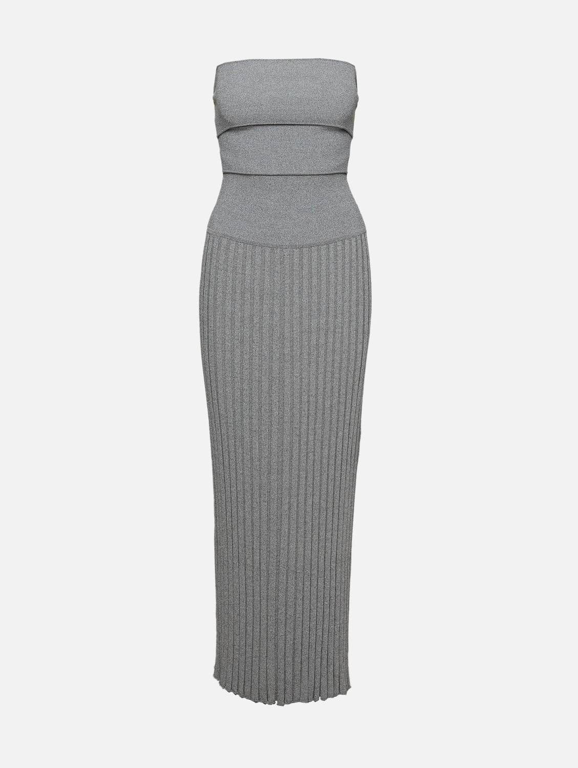 Christopher Esber - Slashed Sunray Strapless Dress