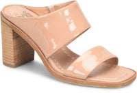 Sofft Women's Sheila Summer Sandal in camel patent - women's sandal