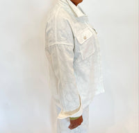 Leo Ugo - Eyelet Lace Jacket With Pocket