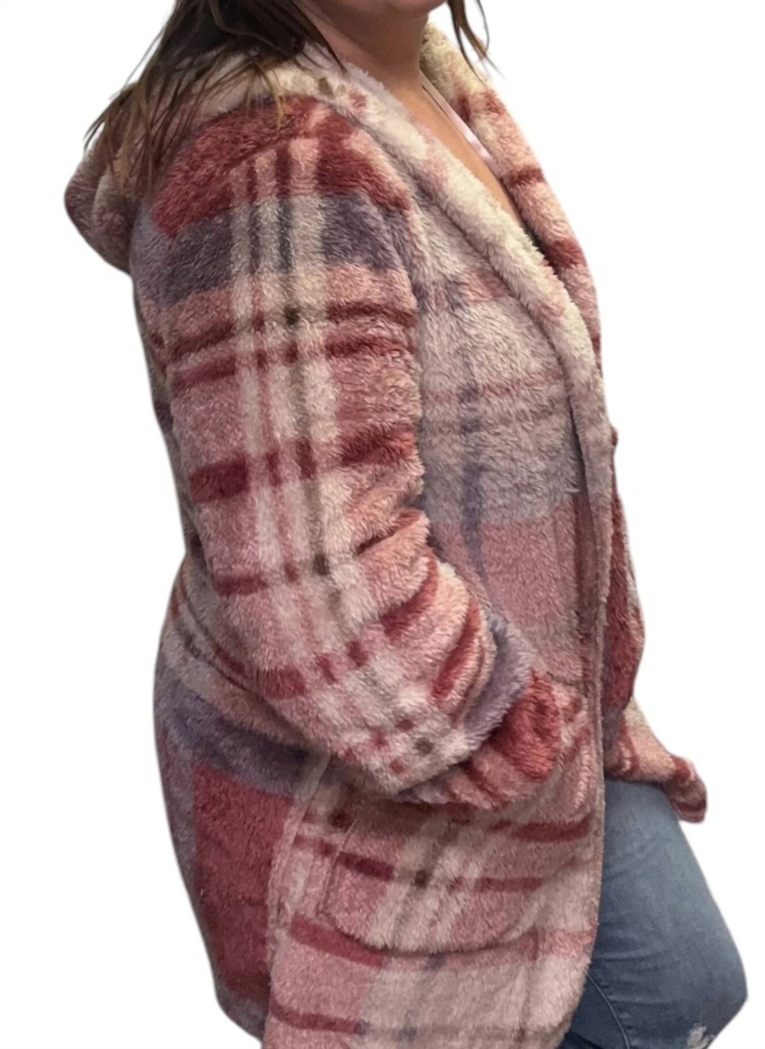 Very J - Hannah Plaid Jacket