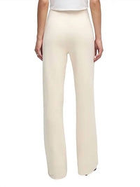 Favorite Daughter Do Not Use Fatigue Sisters Wide Leg Pants in cream - women's pants - detail view