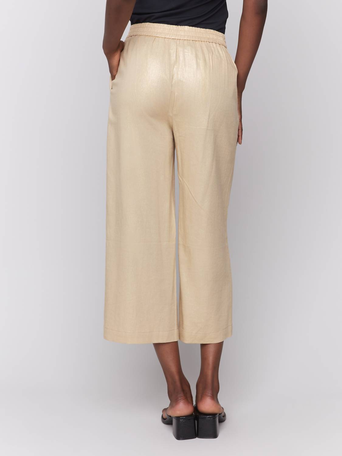 Charlie B - Foil Linen Pants