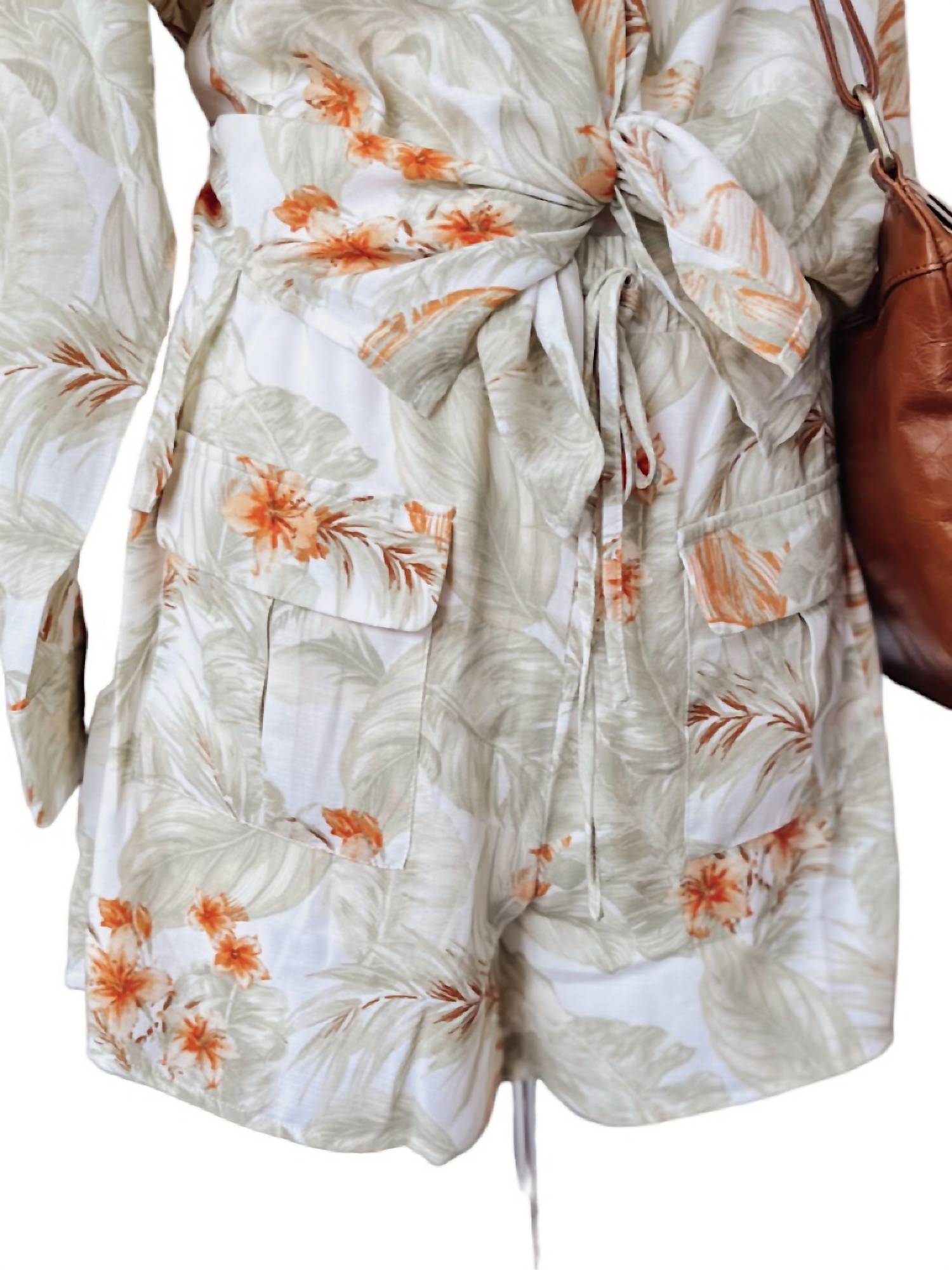 Polagram - Leaf Print Shorts
