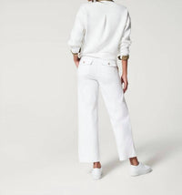 Spanx - Stretch Twill Cropped Wide Leg Pants
