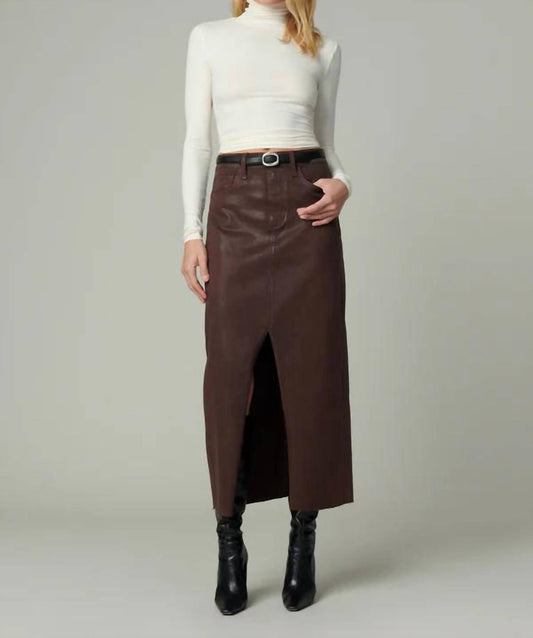 Joe'S Jeans - Eva Coated Maxi Skirt