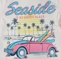 Paper Flower - Girl's Seaside Graphic Tee