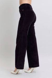 Judy Blue - High Rise Corduroy Wide Leg Trouser Pants