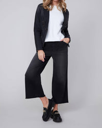 Renuar Double Breasted Jacket Blazer in black - women's jacket - alternate view