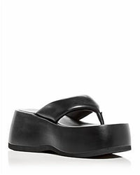 Jeffrey Campbell - Women's Crybaby Platform Wedge Thong Sandals