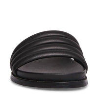 STEVE MADDEN Women's Drips Leather Slide Sandals in black - women's sandal - view 4
