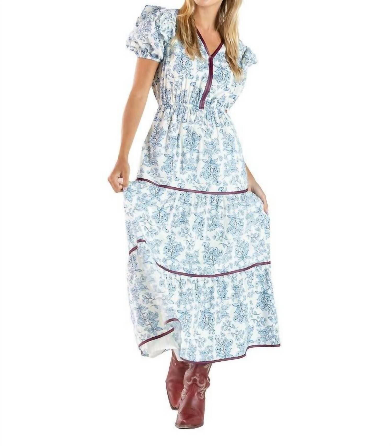 Simply Southern - Y-neck Floral Dress