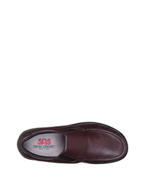 Sas - Men's Side Gore Slip On Loafer - Wide