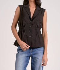 Elan - Ava Side Ruched Vest