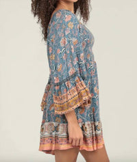 Angie - Tatum Bell Sleeve Mini Dress