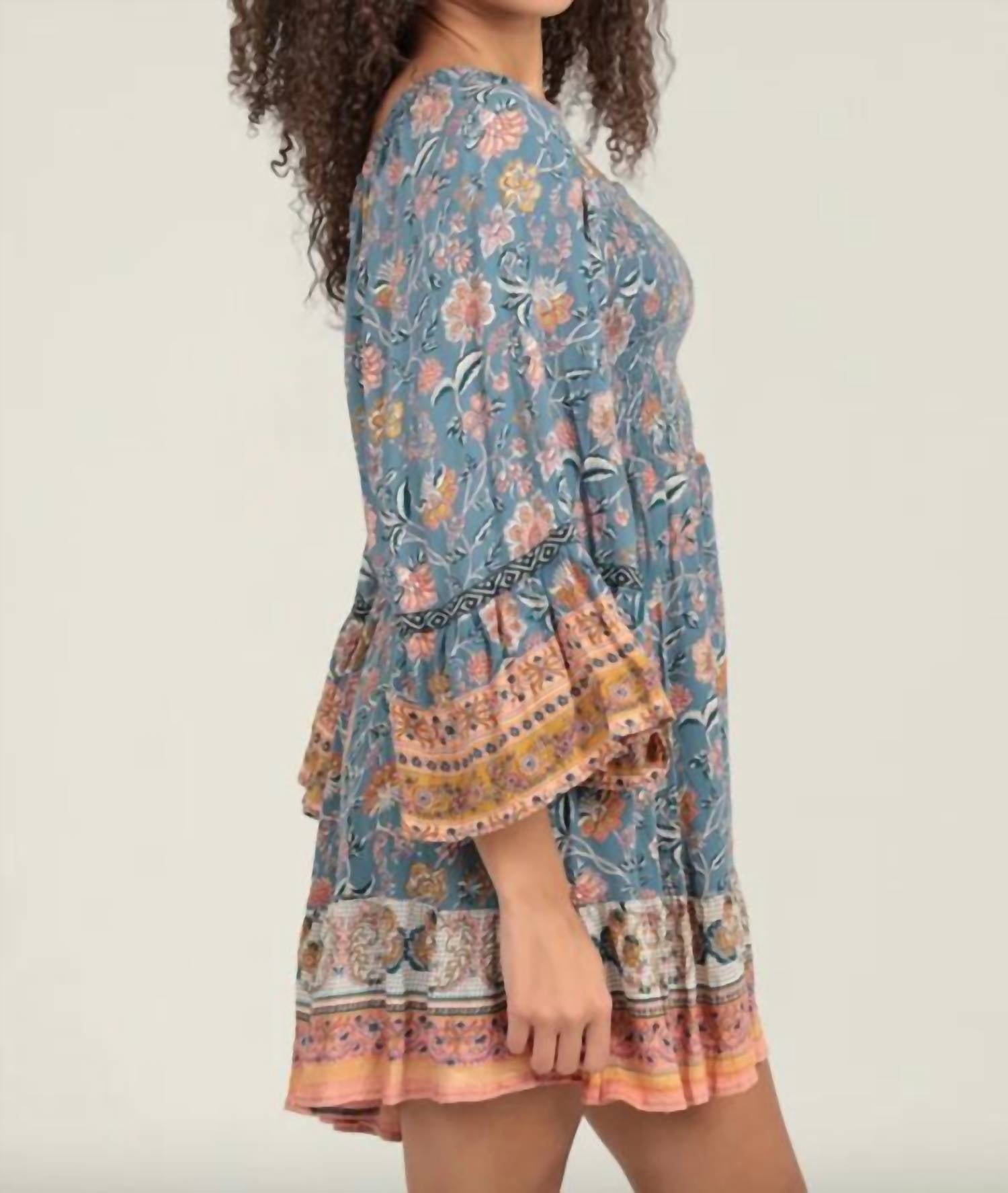 Angie - Tatum Bell Sleeve Mini Dress