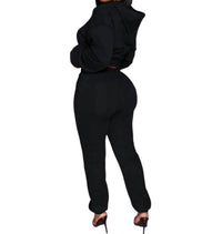 Sunny Story Trading - Karlie Heart Cutout Crop Top & Jogger Set