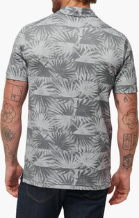 Travismathew - Sign Here Leaf Print Piqué Polo Shirt