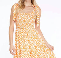 She + Sky - Smocked Maxi Dress