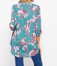 Honeyme - Floral Gabby Top