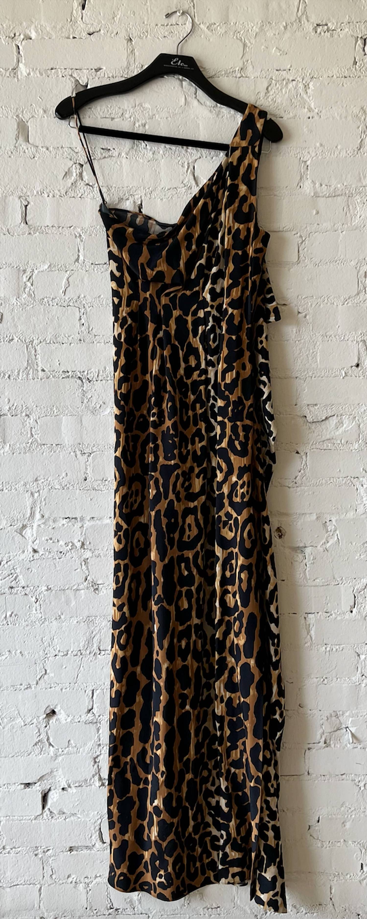Libertine - Women's Leopardo One Shoulder Gown