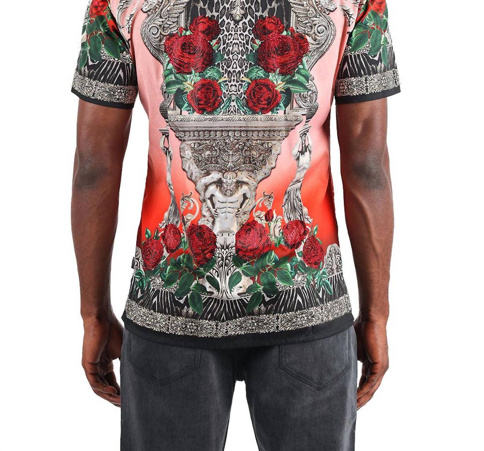 Barabas - Wildflower Wrangler Rhinestone Short Sleeve Shirt