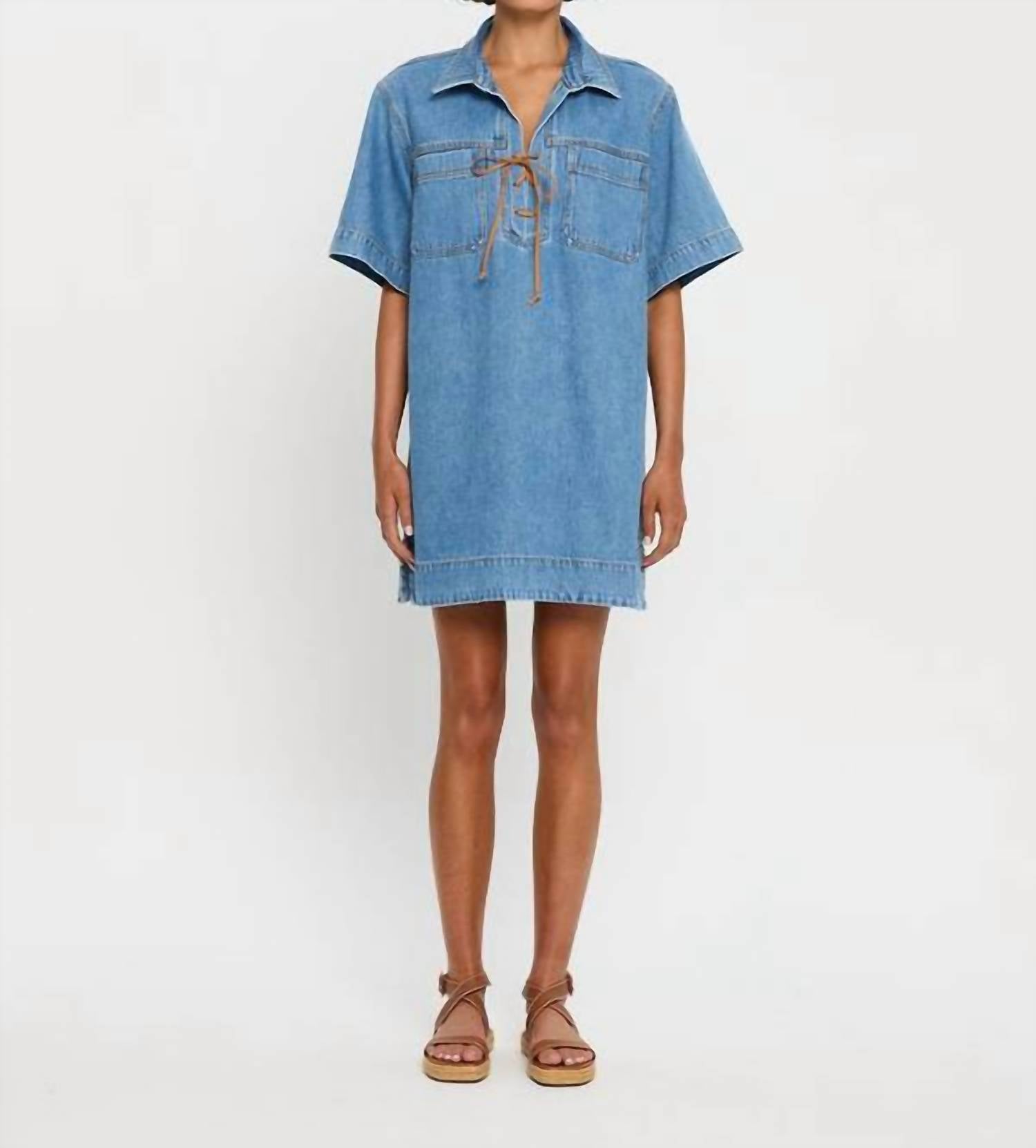 Kivari - Evie Denim Mini Dress