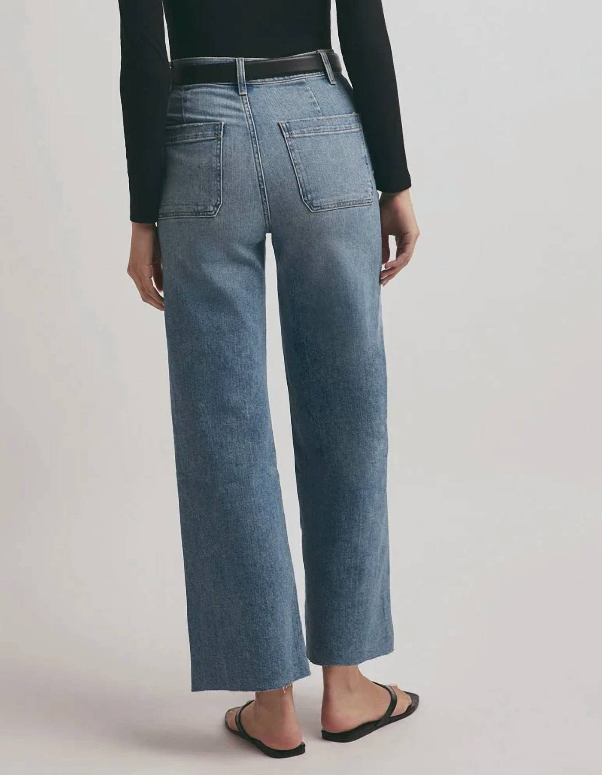 Favorite Daughter - Mischa Super High Rise Wide Leg Ankle Jeans