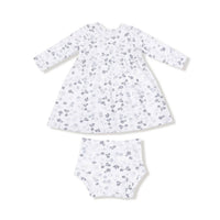 ANGEL DEAR Kid's Long Sleeve Dress With Bloomer in caroline s calico - kids' dress