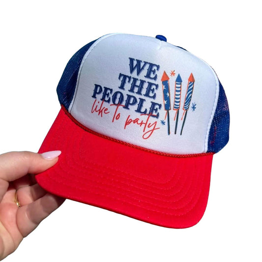 Oliver & Otis - We The People Like To Party Trucker Hat