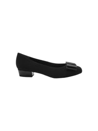 Ros Hommerson Women's Teddi Loafers in black - women's flats - detail view