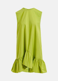ESSENTIEL ANTWERP Hibernate Ruffle Mini Dress in citronella 1 - women's dress - view 5